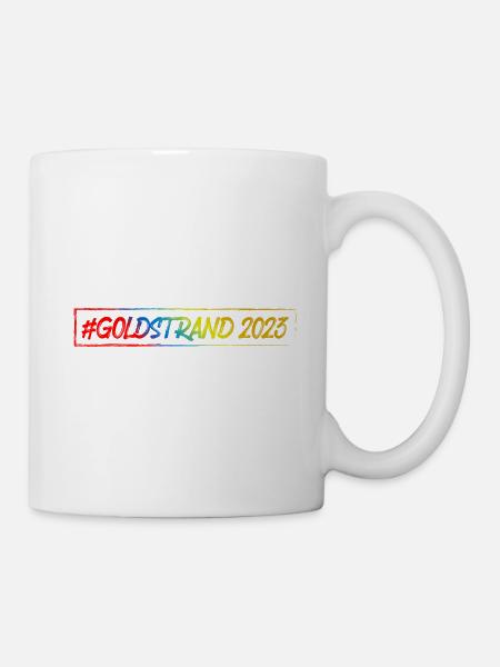 Goldstrand 2023 - Tasse - Weiß
