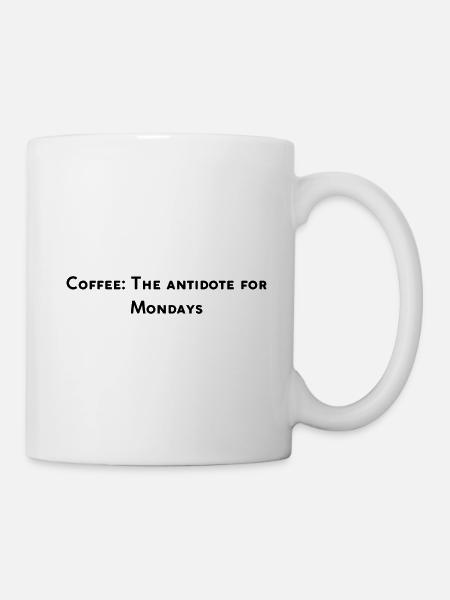 Design drôle café - Mug blanc - blanc