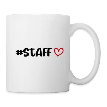Staff heart - Mug - white - Right
