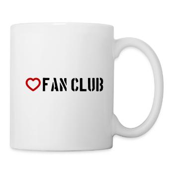 Coeur du Fan Club - Mug blanc - blanc - Droite