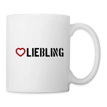 Cœur chéri - Mug blanc - blanc - Droite