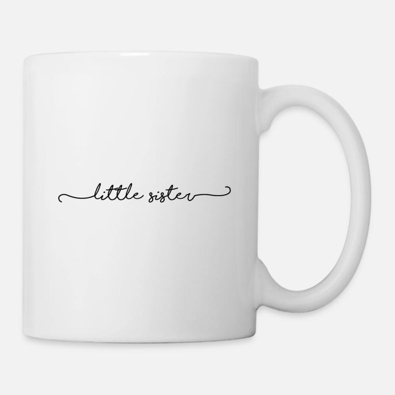 petite soeur schnoerkel - Mug blanc - blanc