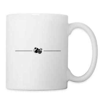 Pomegranate fruit line - Mug - white - Right