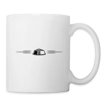 Napf Hund Linie - Tasse - Weiß - Rechts