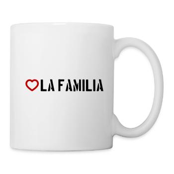 La Familia Herz - Tasse - Weiß - Rechts