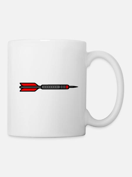 Darts Symbol Dart - Mug - white