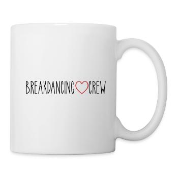 Breakdancing Crew Herz - Tasse - Weiß - Rechts