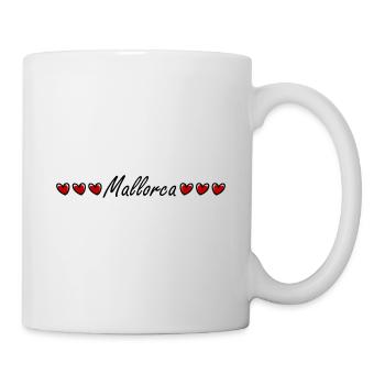 Mallorca Liebe Herz - Tasse - Weiß - Rechts