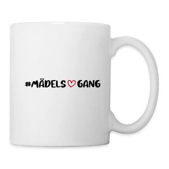 Équipe de gangs de filles Coeur de femmes - Mug blanc - blanc - Droite