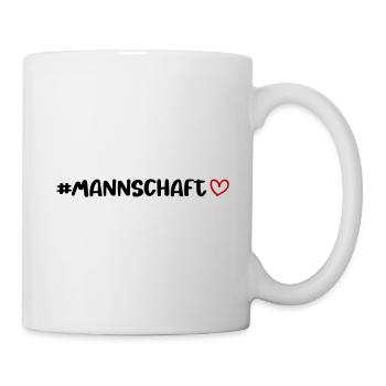 Mannschaft Herz - Tasse - Weiß - Rechts