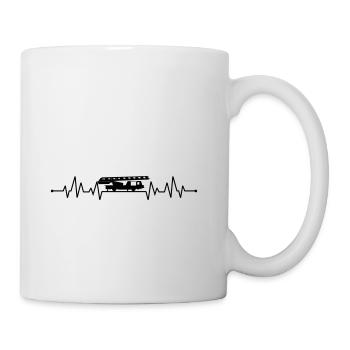 Heartbeat Feuerwehr aerial ladder - Mug - white - Right