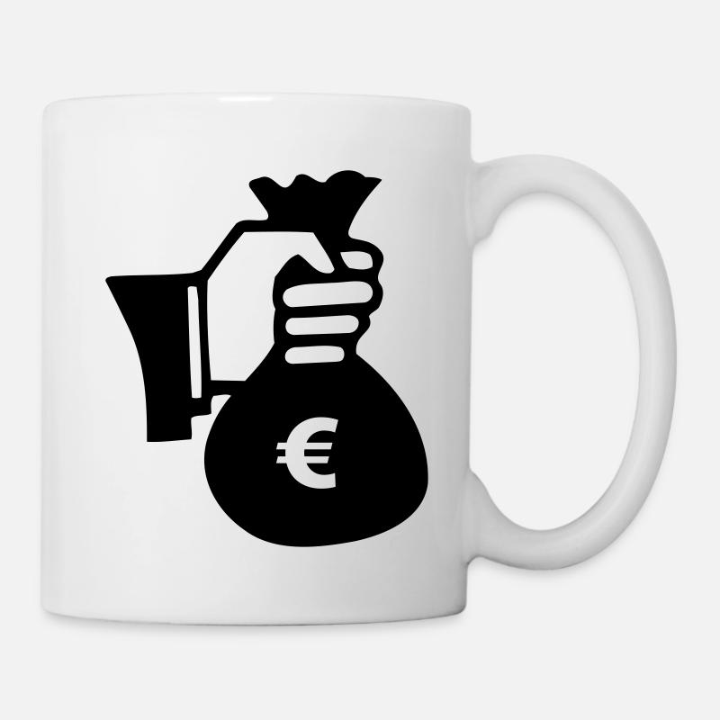 Dollar Money Bank - Mug - white