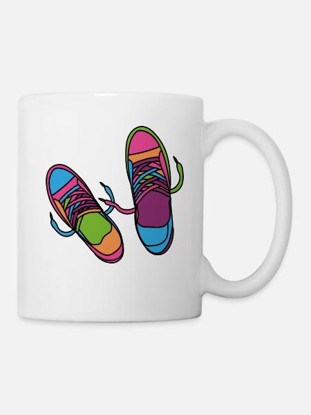 Hipster Shoes - Mug - white