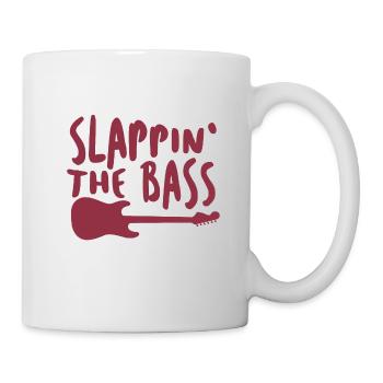 Slappin The Bass - Music - Mug - white - Right