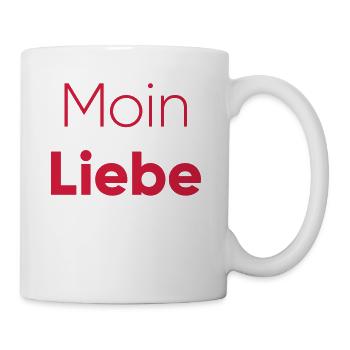 Liebe ist stärker als Hass - Tasse - Weiß - Rechts