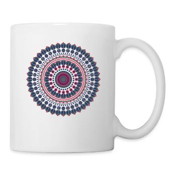 MANDALA / YOGA / MÉDITATION - Mug blanc - blanc - Droite
