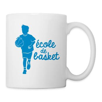Ecole de basket-ball - Mug blanc - blanc - Droite