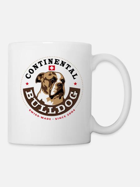 Continental Bulldog - Tasse - Weiß