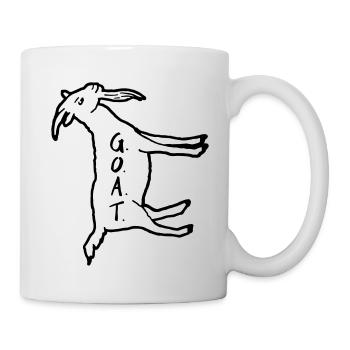 Goat 90 ° left - Mug - white - Right