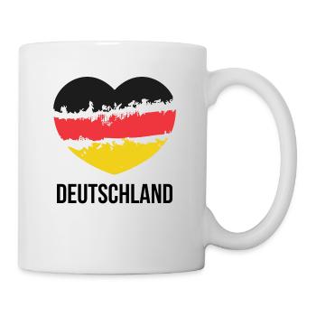 Deutschland - Tasse - Weiß - Rechts