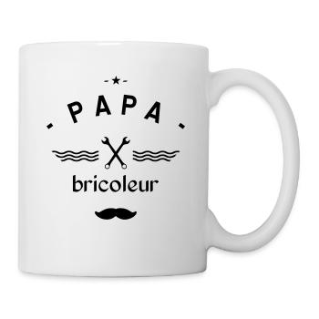PAPA bricoleur - Mug blanc - blanc - Droite