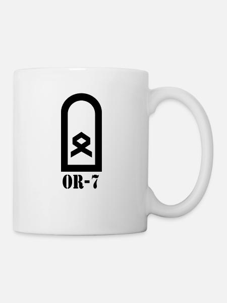OR-7 Hauptfeldwebel - Tasse - Weiß