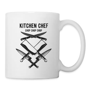 Koch Kochen - Tasse - Weiß - Rechts