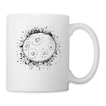Handpan Hang Music Sound Tee shirt - Mug blanc - blanc - Droite