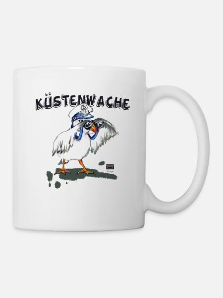 moewe kuestenwache - Tasse - Weiß