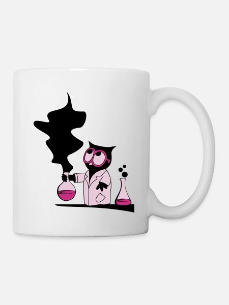 Dr rer nat Owl - Tasse - Weiß