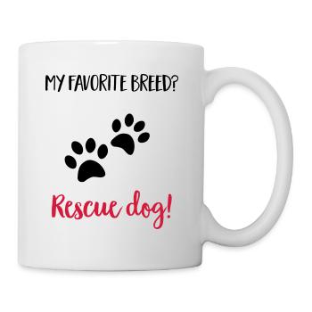rescuedog - Mug - white - Right