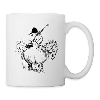 Thelwell - Nettoyage printanier - Mug blanc - blanc - Droite