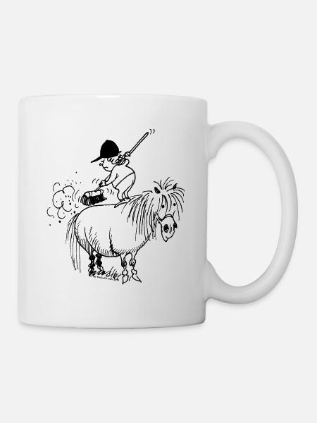 Thelwell - Nettoyage printanier - Mug blanc - blanc