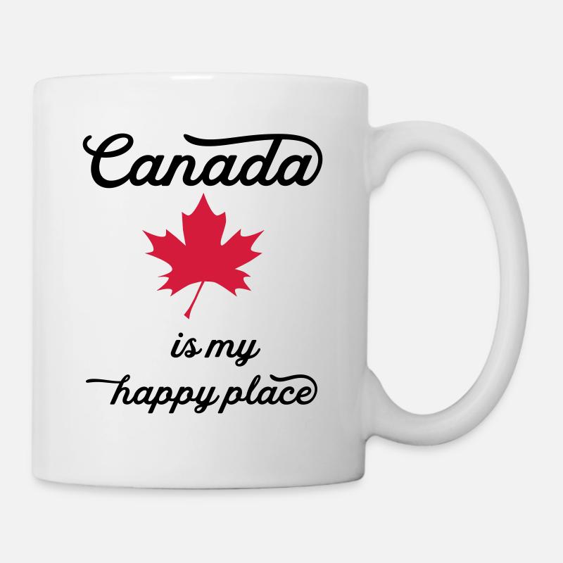 canada heureux - Mug blanc - blanc