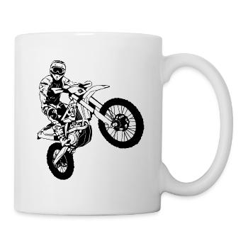 Enduro - off-road - motorcycle off-road sport - Mug - white - Right