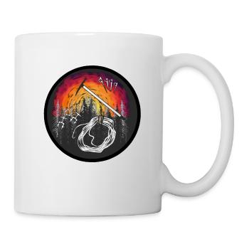Alpiniste nature loisirs désert montagne sommet - Mug blanc - blanc - Droite