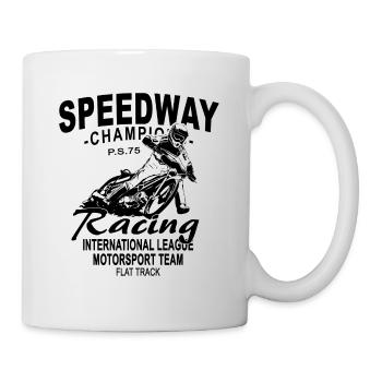 Speedway - Motorcycle Speedway - Tasse - Weiß - Rechts