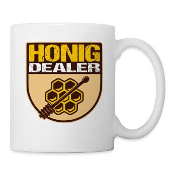 Honig Dealer Imker Bienenzüchter Zeidler Sprüche - Tasse - Weiß - Rechts