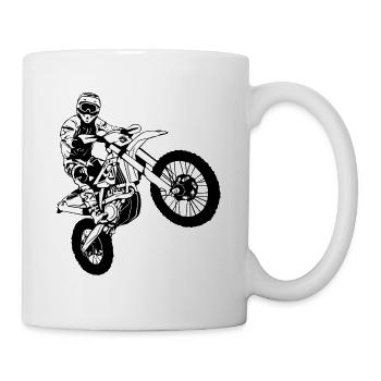 Enduro - Offroad - MotoCross - Supercross - MX - Mug - white - Right