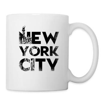 New York City - Tasse - Weiß - Rechts