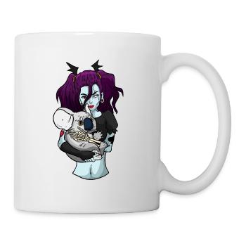Zombie Monster Undead Koala Creature Halloween - Mug blanc - blanc - Droite