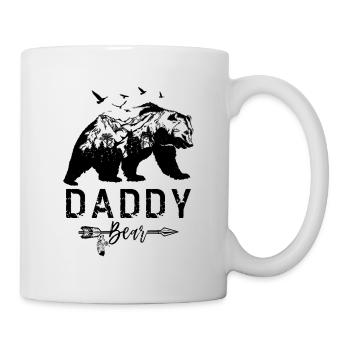 Papa Bär - Tasse - Weiß - Rechts