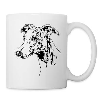 WHIPPET Greyhound Greyhounds Canine Dog Wilsigns - Mug - white - Right