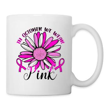 In October We Wear Pink - Mug - white - Right