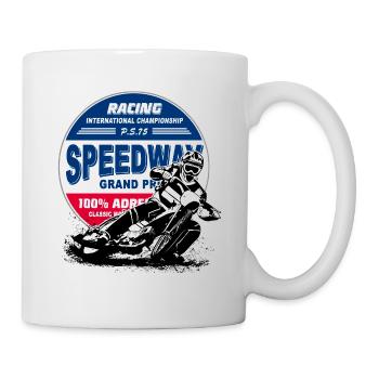 Speedway - Motorcycle Speedway - Tasse - Weiß - Rechts