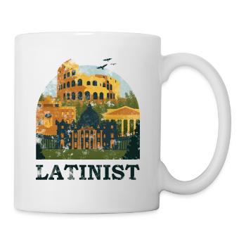 Latinist Latein Fremdsprache Rom - Tasse - Weiß - Rechts
