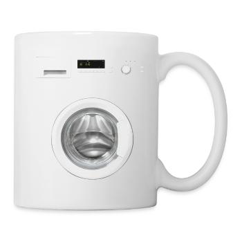 Les gens comme machine à laver cadeau drôle - Mug blanc - blanc - Droite