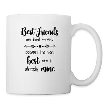 Best friend - bester Freund - Tasse - Weiß - Rechts