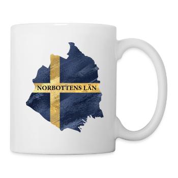 SCHWEDEN NORBOTTENS LÄN - Tasse - Weiß - Rechts