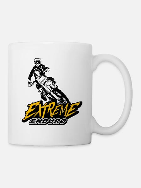 Enduro Offroad - Tasse - Weiß
